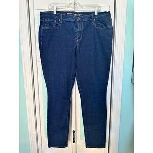 Women's Old Navy Blue Curvy Profile Skinny Jeans Size 16